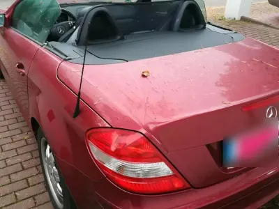 Gebraucht Mercedes SLK200 163 PS (119 kW) 2005 Rot Cabrio