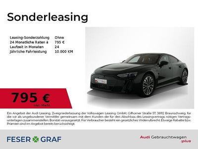 Mythosschwarz metallic Gebraucht 2025 Audi e-tron GT quattro Ambiente Limousine | 104.680 €