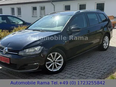 Gebraucht VW Golf VII LOUNGE 110 PS (80 kW) 2015 Schwarz Kombi