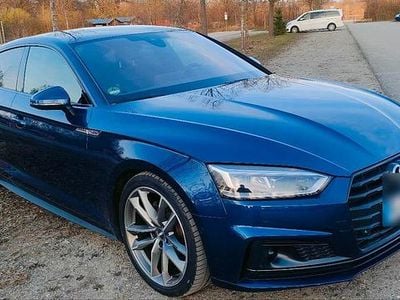 Begagnad Audi A5 Sportback Ambiente 170 HK (125 kW) 2018 Blå Halvkombi