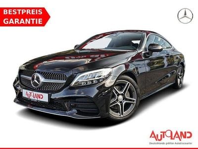 Gebraucht Mercedes C220 AMG line 194 PS (142 kW) 2019 Obsidianschwarz metallic Coupé