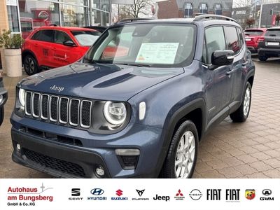 gebraucht Jeep Renegade Limited 1.5 MHEV Mehrzonenklima DAB Spurhalteass. Verkehrszeichenerk. Temp Berganfahrass.