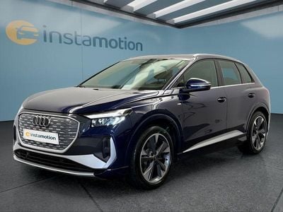Begagnad Audi Q4 e-tron S-Line 125 kW (170 HK) 2022 Blå SUV