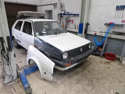Gebraucht VW Golf II 70 PS (51 kW) 1991 Weiß Kleinwagen