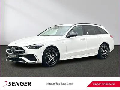 Brugt Mercedes C300e AMG 313 HK (230 kW) 2025 Hvid Stationcar