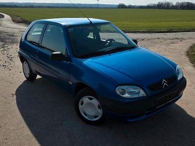 Gebraucht Citroën Saxo 60 PS (44 kW) 2001 Blau Kleinwagen