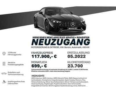 Gebraucht Mercedes SL63 AMG AMG 585 PS (430 kW) 2022 Schwarz Cabrio