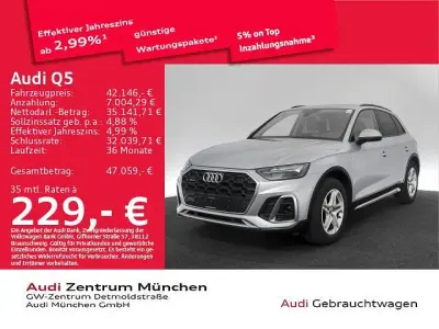 Gebraucht Audi Q5 Ambiente 204 PS (150 kW) 2024 Florettsilber metallic SUV
