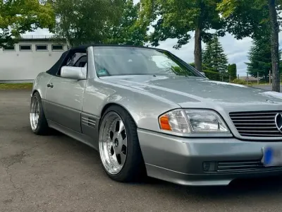 Gebraucht Mercedes SL320 231 PS (169 kW) 1995 Silber Cabrio