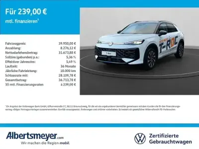 Gebraucht VW T-Roc R-line 150 PS (110 kW) 2025 Weiß SUV