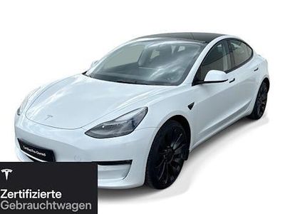 Gebraucht Tesla Model 3 Performance 377 kW (513 PS) 2022 Weiß Limousine