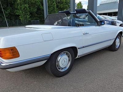 Brugt Mercedes SL450 218 HK (160 kW) 1976 Hvid Cabriolet
