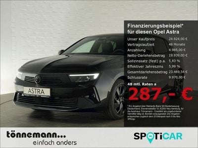 Gebraucht Opel Astra 131 PS (96 kW) 2025 Schwarz Limousine