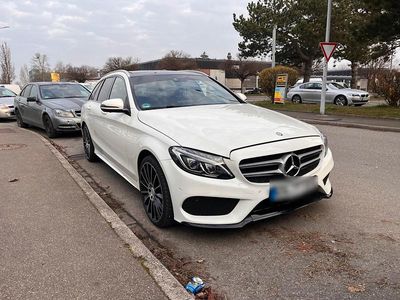Gebraucht Mercedes C250 AMG line 204 PS (150 kW) 2014 Weiß Kombi