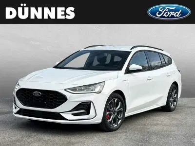Gebraucht Ford Focus ST-Line 125 PS (91 kW) 2024 Weiß (frozen white) Kombi