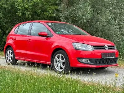 Gebraucht VW Polo Trendline 86 PS (63 kW) 2010 Rot Kleinwagen