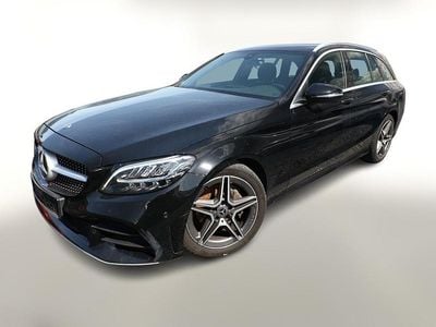 Brugt Mercedes C220 AMG line 194 HK (142 kW) 2020 Sort