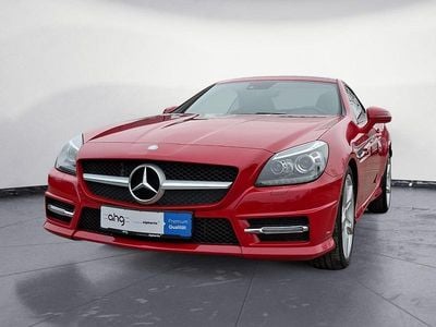Rot Gebraucht 2015 Mercedes SLK200 AMG line Cabrio | 19.990 € (Etwas zu teuer)