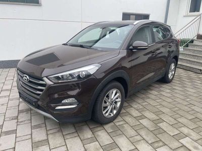 gebraucht Hyundai Tucson blue Navi LED SHZ Alu Kamera 1-Hand