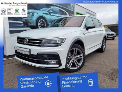 gebraucht VW Tiguan Allspace 2.0 TDI DSG R-LINE ANHÄNGERKUPPLUNG+NAVI+ACC+E. H