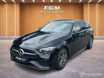 Gebraucht Mercedes C180 AMG line 170 PS (125 kW) 2025 Lack obsidianschwarz Kombi