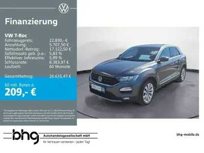 Gebraucht VW T-Roc Sportline 150 PS (110 kW) 2020 Indiumgrau metallic SUV