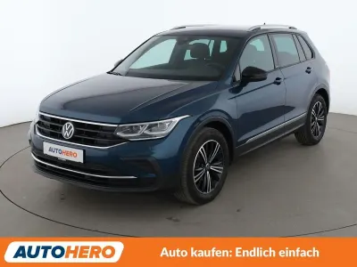Gebraucht VW Tiguan United 150 PS (110 kW) 2021 Blau SUV