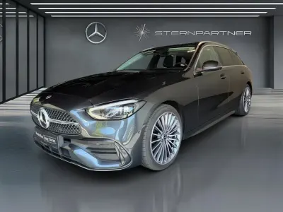 Gebraucht Mercedes C220 AMG line 197 PS (144 kW) 2024 Grau Limousine