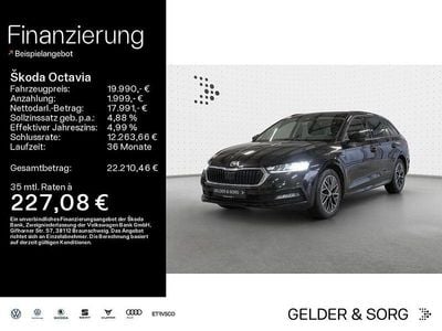 Gebraucht Skoda Octavia Clever 116 PS (85 kW) 2021 Schwarzmagic perleffekt Kombi