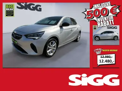 Gebraucht Opel Corsa Elegance 75 PS (55 kW) 2023 Aluminium silb/kristall silb Kleinwagen
