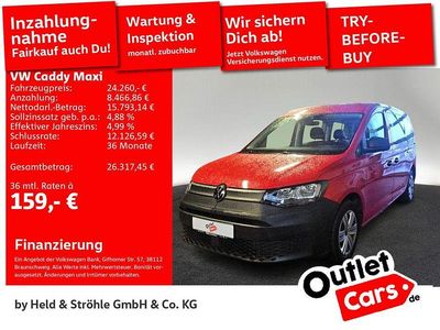 Second-hand VW Caddy R 122 CP (89 kW) 2022 Roșu Monovolum