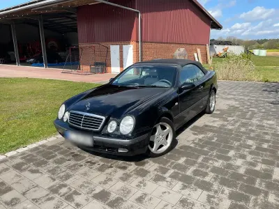 Brugt Mercedes CLK320 220 HK (161 kW) 1998 Sort Cabriolet