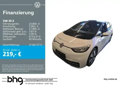 Gebraucht VW ID.3 Pro Performance 150 kW (204 PS) 2023 Weiß Kleinwagen