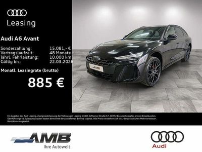 Neu Audi A6 Edition .1 367 PS (269 kW) 2025 Schwarz Kombi