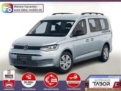 Nowe VW Caddy Maxi Life 122 KM (89 kW) 2026 Srebrny Minivan