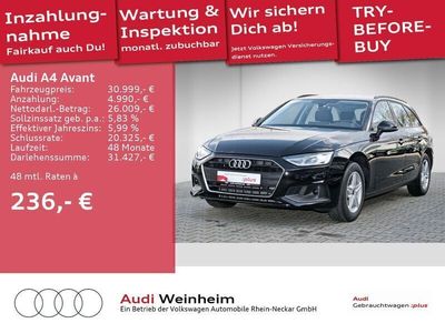 Gebraucht Audi A4 Basis 163 PS (119 kW) 2024 Brillantschwarz Kombi