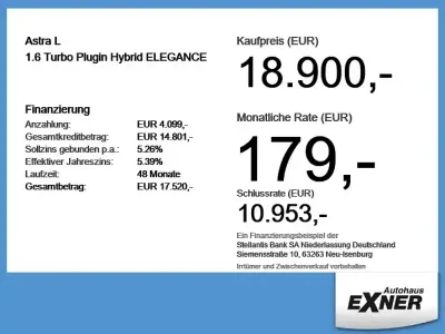 Gebraucht Opel Astra Elegance 2022 Schwarz Kleinwagen