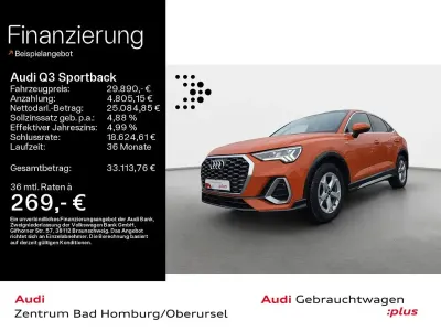 Usata Audi Q3 Sportback S-Line 150 CV (110 kW) 2023 Arancione SUV