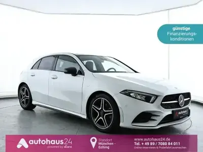 Gebraucht Mercedes A200 AMG line 163 PS (119 kW) 2022 Weiß Limousine