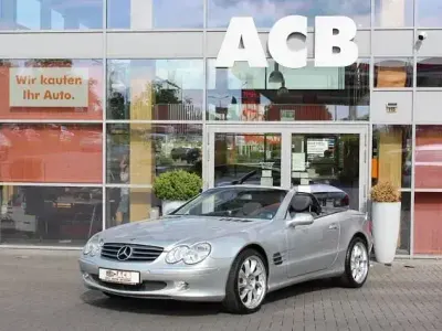 Gebraucht Mercedes SL500 306 PS (225 kW) 2003 Silber Cabrio