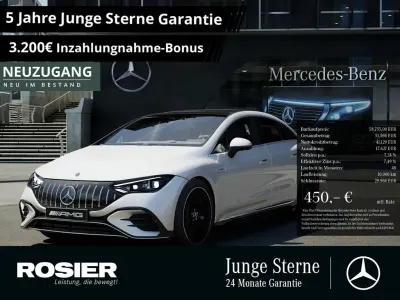 Gebraucht Mercedes EQE AMG 43 Premium Plus 350 kW (476 PS) 2022 Weiss / opalithweiß Limousine