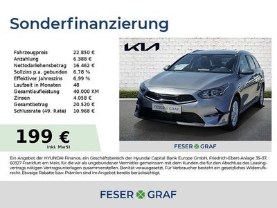 Lunarsilber metallic Gebraucht 2025 Kia Ceed Sportswagon Comfort Kombi | 22.850 € (Superpreis)