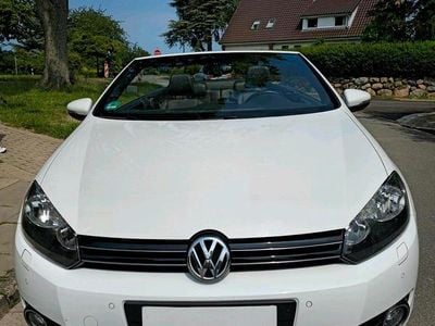 Gebraucht VW Golf Cabriolet 105 PS (77 kW) 2012 Weiß Cabrio