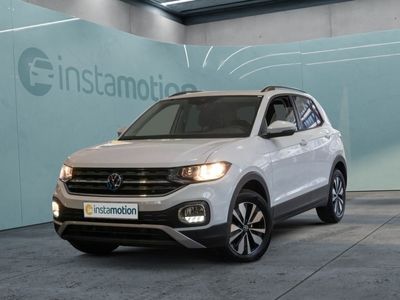 gebraucht VW T-Cross - 1.0 TSI DSG Move Navi Sitzhzg Allwetter