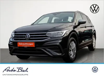 Gebraucht VW Tiguan Allspace Life 150 PS (110 kW) 2022 Deep black perleffekt SUV