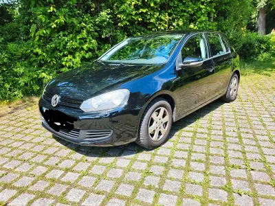 Gebraucht VW Golf VI Trendline 80 PS (58 kW) 2009 Schwarz Kleinwagen