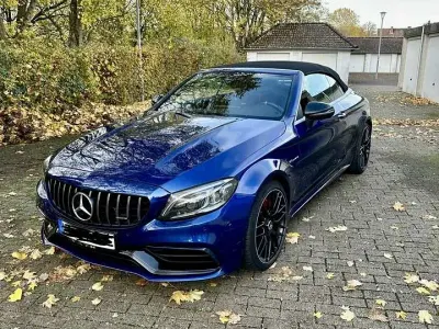 Occasion Mercedes C63S AMG AMG 510 ch (375 kW) 2019 Bleue Cabriolet