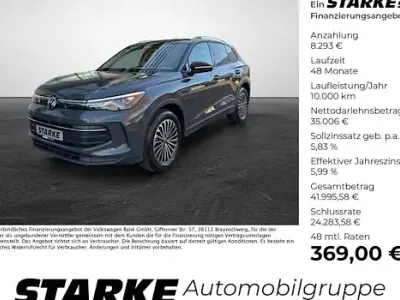 Neu VW Tiguan 150 PS (110 kW) 2025 Delfingrau metallic SUV