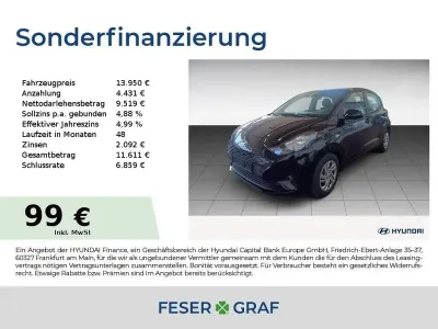Gebraucht Hyundai i10 Select 63 PS (46 kW) 2025 Phantom black Kleinwagen