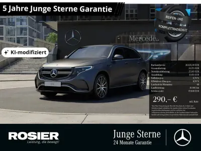 Gebraucht Mercedes EQC400 Advanced 300 kW (408 PS) 2022 Grau / manufaktur exklusiv selenitgrau SUV